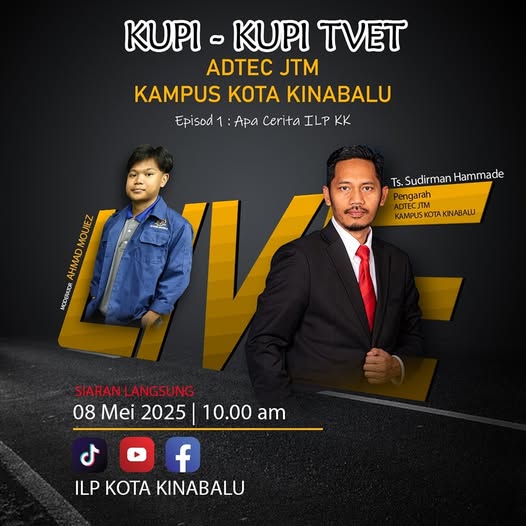 [LIVE STREAMING] KUPI-KUPI TVET – Episod 1: Apa Cerita ILP KK?